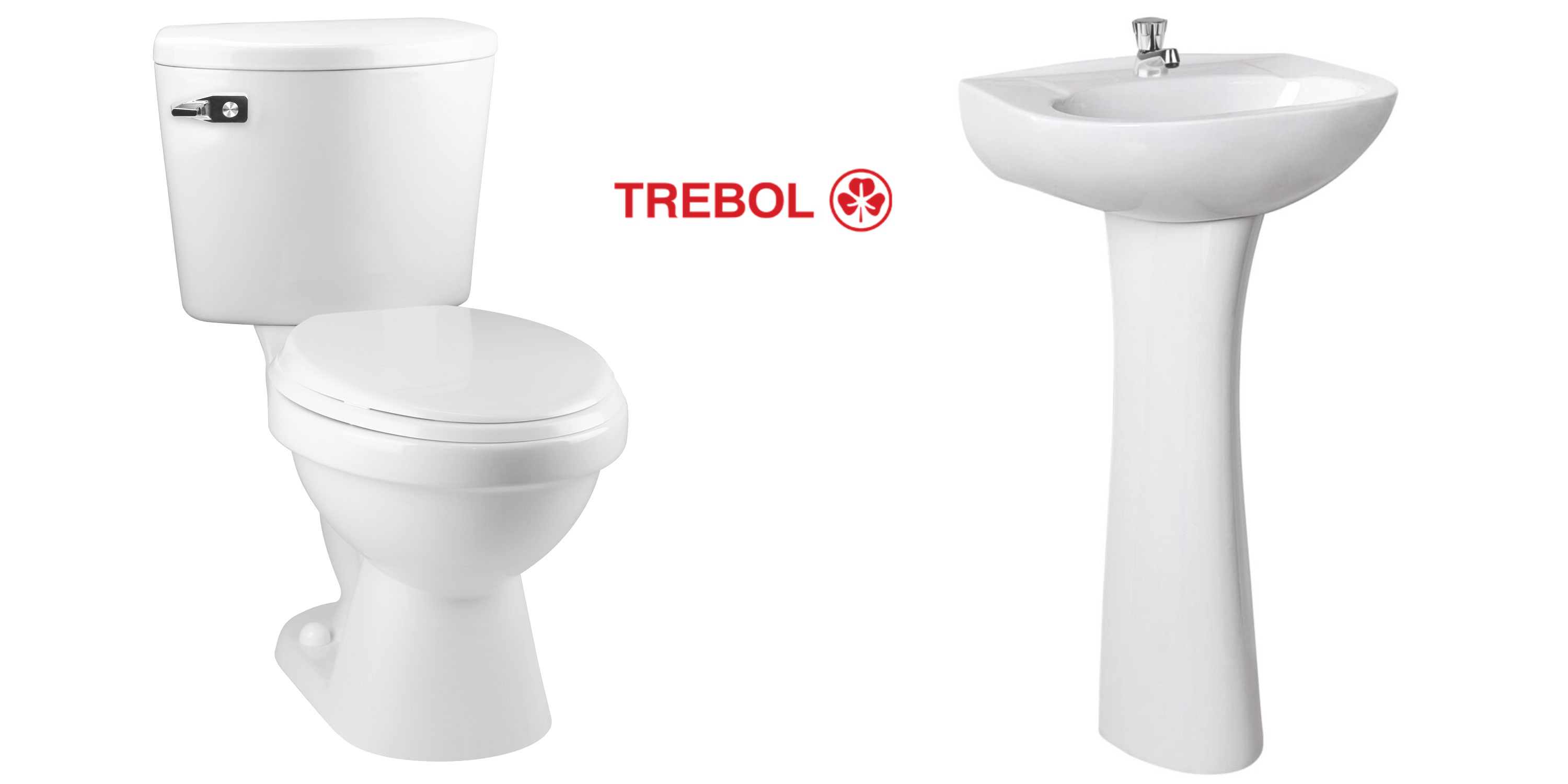 COMBO Medio baño Rapid jet con Mancora y pedestal TRÉBOL